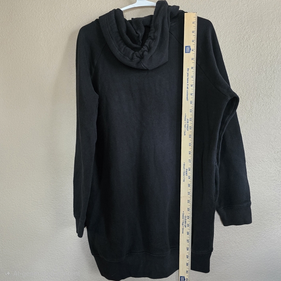 PINK Victoria's‎ Secret Black Long Hoodie XS - Picture 8 of 8